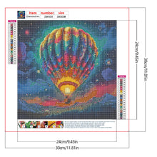 Load image into Gallery viewer, Diamond Painting - Full Round - Hot air balloons in oil painting style (30*30CM)
