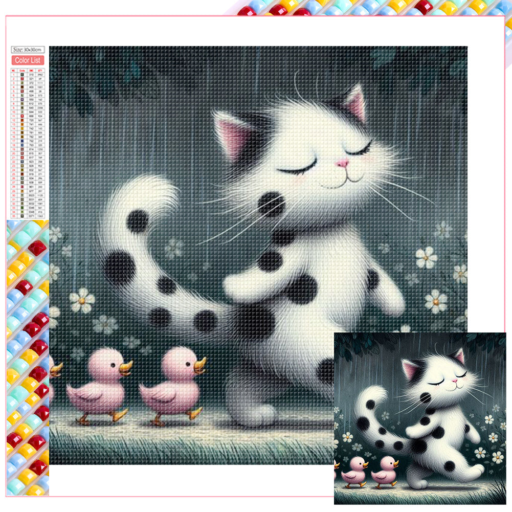 Diamond Painting - Full Square - Cat (30*30CM)