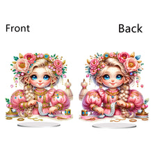 Load image into Gallery viewer, PVC Special Shaped Sewing Machine Girl Desktop Diamond Art Kits Bedroom Decor
