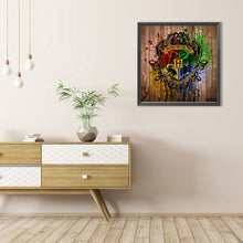 Load image into Gallery viewer, AB Diamond Painting - Full Round - Hogwarts school emblem (40*40CM)
