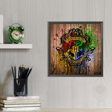 Load image into Gallery viewer, AB Diamond Painting - Full Round - Hogwarts school emblem (40*40CM)

