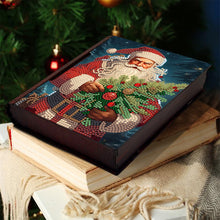 Load image into Gallery viewer, Wooden Christmas Theme Diamond Jewelry Case Mosaic Craft Set for Rings Bracelets
