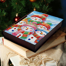 Load image into Gallery viewer, Wooden Christmas Theme Diamond Jewelry Case Mosaic Craft Set for Rings Bracelets

