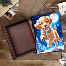 Load image into Gallery viewer, Wooden Christmas Theme Diamond Jewelry Case Mosaic Craft Set for Rings Bracelets
