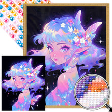 Load image into Gallery viewer, AB Diamond Painting - Full Round - Flower fairy girl (40*50CM)
