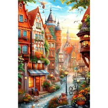 Load image into Gallery viewer, AB Diamond Painting - Full Round - English town (40*60CM)
