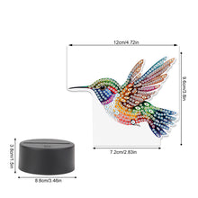 Load image into Gallery viewer, Cute Animal Diamond Painting LED Lamp Diamond Painting Night Light (Hummingbird)
