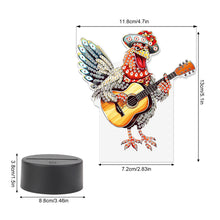 Load image into Gallery viewer, Animal Diamond Painting LED Lamp Diamond Painting Night Light (Funny Chicken)
