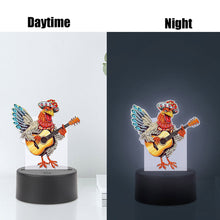 Load image into Gallery viewer, Animal Diamond Painting LED Lamp Diamond Painting Night Light (Funny Chicken)
