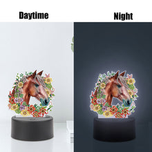 Load image into Gallery viewer, Cute Animal Diamond Painting LED Lamp Diamond Painting Night Light (Horse)
