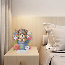 Load image into Gallery viewer, Acrylic Special Shape Puppy 5D DIY Diamond Painting Tabletop Decorations
