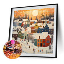 Load image into Gallery viewer, Diamond Painting - Full Round - Twilight house town (40*40CM)

