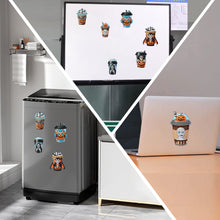 Load image into Gallery viewer, 6Pcs Acrylic Special Shape Horror Cup Diamond Painting Fridge Magnets for Home
