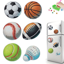 Load image into Gallery viewer, 6Pcs Acrylic Special Shape Ball Games Diamond Painting Fridge Magnets for Home
