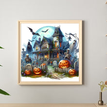 Load image into Gallery viewer, Diamond Painting - Full Round - Halloween horror night (40*40CM)
