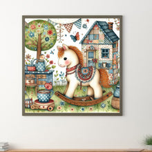 Load image into Gallery viewer, Diamond Painting - Full Round - Cartoon pony warm life (50*50CM)

