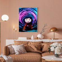 Load image into Gallery viewer, Diamond Painting - Full Round - Mysterious tunnel girl (30*40CM)
