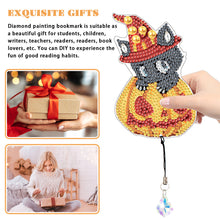 Load image into Gallery viewer, 2Pcs Special Shape Pumpkin 5D DIY Diamond Painting Bookmark for Reading Day Gift
