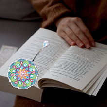 Load image into Gallery viewer, 2Pcs Special Shape Colorful Mandala Diamond Painting Bookmark Art Projects
