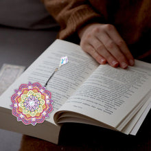 Load image into Gallery viewer, 2Pcs Special Shape Colorful Mandala Diamond Painting Bookmark Art Projects
