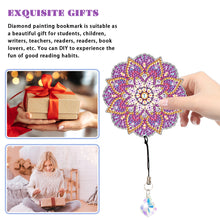 Load image into Gallery viewer, 2Pcs Special Shape Colorful Mandala Diamond Painting Bookmark Art Projects
