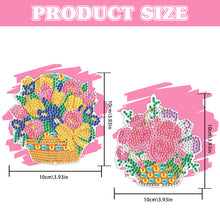 Load image into Gallery viewer, 2Pcs Special Shape Bouquet 5D DIY Diamond Painting Bookmark for Reading Day Gift
