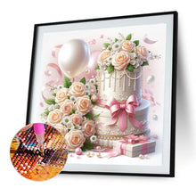 Load image into Gallery viewer, Diamond Painting - Full Round - Balloon roses and cakes (40*40CM)
