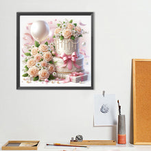 Load image into Gallery viewer, Diamond Painting - Full Round - Balloon roses and cakes (40*40CM)
