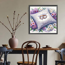 Load image into Gallery viewer, Diamond Painting - Full Round - Flowers and rings (40*40CM)
