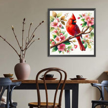Load image into Gallery viewer, Diamond Painting - Full Round - Red cardinal (30*30CM)
