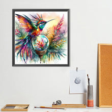Load image into Gallery viewer, Diamond Painting - Full Round - Hummingbird (30*30CM)
