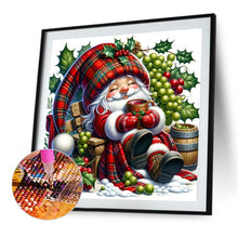 Load image into Gallery viewer, Diamond Painting - Full Round - Grape Christmas gnome (40*40CM)
