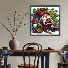 Load image into Gallery viewer, Diamond Painting - Full Round - Grape Christmas gnome (40*40CM)
