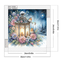 Load image into Gallery viewer, Diamond Painting - Partial Special Shaped - Snow lantern (30*30CM)
