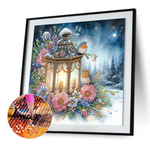 Load image into Gallery viewer, Diamond Painting - Partial Special Shaped - Snow lantern (30*30CM)
