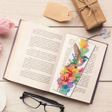 Load image into Gallery viewer, 3Pcs Special Shape Hummingbird Flower DIY Diamond Painting Bookmarks Kits

