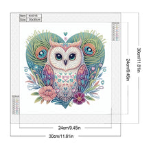 Load image into Gallery viewer, Diamond Painting - Partial Special Shaped - Love owl (30*30CM)
