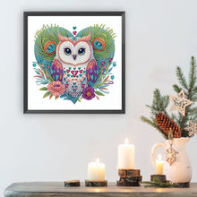 Load image into Gallery viewer, Diamond Painting - Partial Special Shaped - Love owl (30*30CM)
