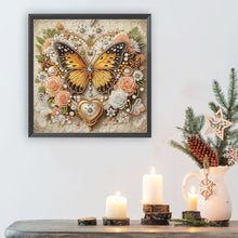 Load image into Gallery viewer, Diamond Painting - Partial Special Shaped - Butterfly (30*30CM)

