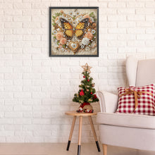 Load image into Gallery viewer, Diamond Painting - Partial Special Shaped - Butterfly (30*30CM)
