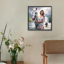 Load image into Gallery viewer, Diamond Painting - Full Round - Horse-training woman (30*30CM)
