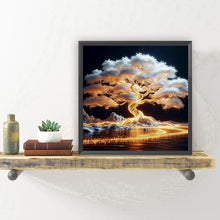 Load image into Gallery viewer, Diamond Painting - Full Round - Gold tree (30*30CM)
