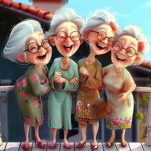 Load image into Gallery viewer, Diamond Painting - Full Round - Energetic grandma (40*40CM)
