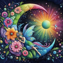 Load image into Gallery viewer, Diamond Painting - Full Round - Star and moon fairy (30*30CM)
