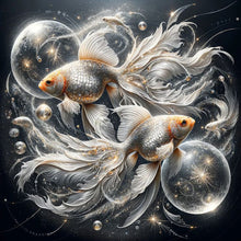 Load image into Gallery viewer, Diamond Painting - Full Round - Smart fish (30*30CM)
