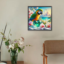 Load image into Gallery viewer, Diamond Painting - Full Round - Parrot by the sea (30*30CM)
