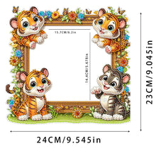Load image into Gallery viewer, Special Shape Little Tiger 5D DIY Diamond Art Tabletop Decor for Home Office
