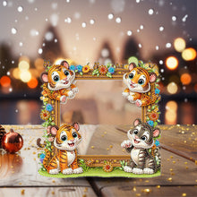 Load image into Gallery viewer, Special Shape Little Tiger 5D DIY Diamond Art Tabletop Decor for Home Office
