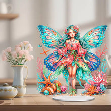 Load image into Gallery viewer, Acrylic Butterfly Fairy Girl 5D DIY Diamond Art Tabletop Decorations Home Decor
