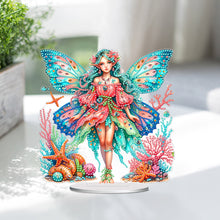 Load image into Gallery viewer, Acrylic Butterfly Fairy Girl 5D DIY Diamond Art Tabletop Decorations Home Decor
